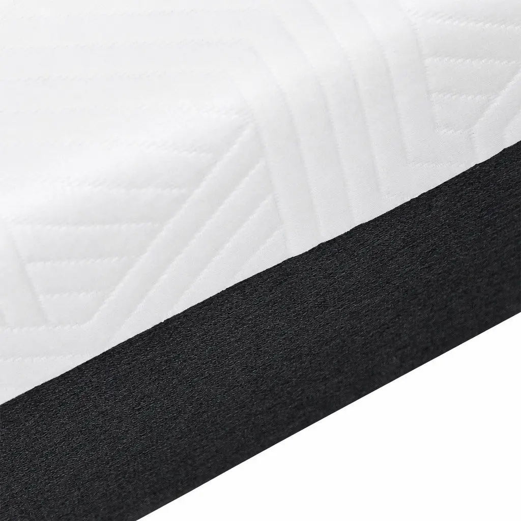 Gel Memory Foam Mattress 15cm Medium Firm Cooling Breathable White