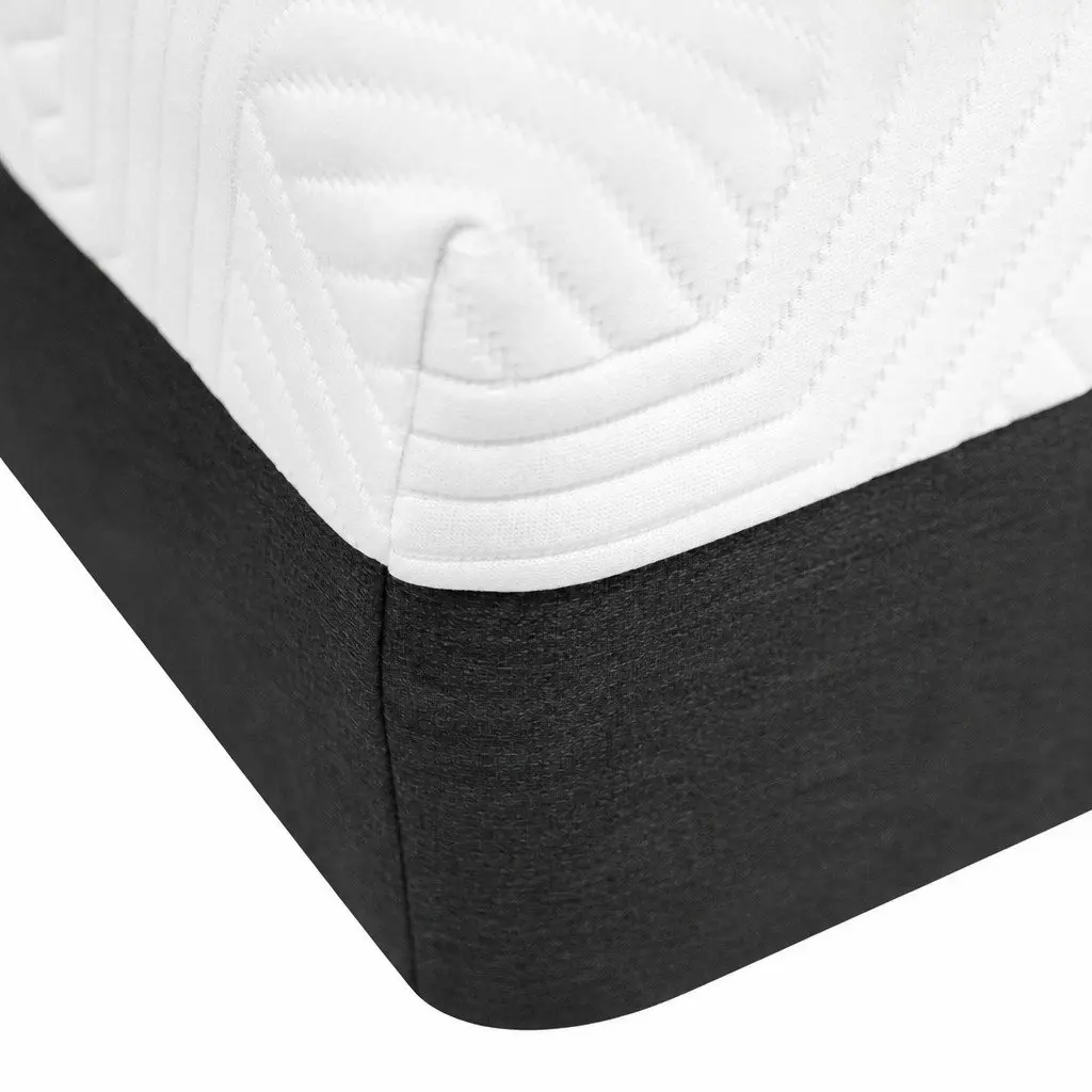Memory Foam Mattress Pad Double Gel Cooling Hypoallergenic 20cm White