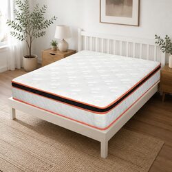 7 Zone Pocket Spring Mattress Medium Firm Single Hybrid Foam Support Orthopedic