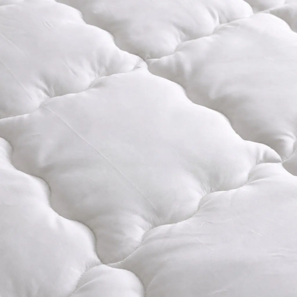 Mattress Topper Polyester Single Bed 4-5cm Thick White Soft Comfort