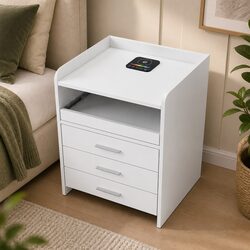Practical Smart Nightstand for Everyday Use and Storage