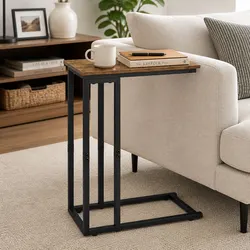 Practical C Shaped Side Table for Everyday Use