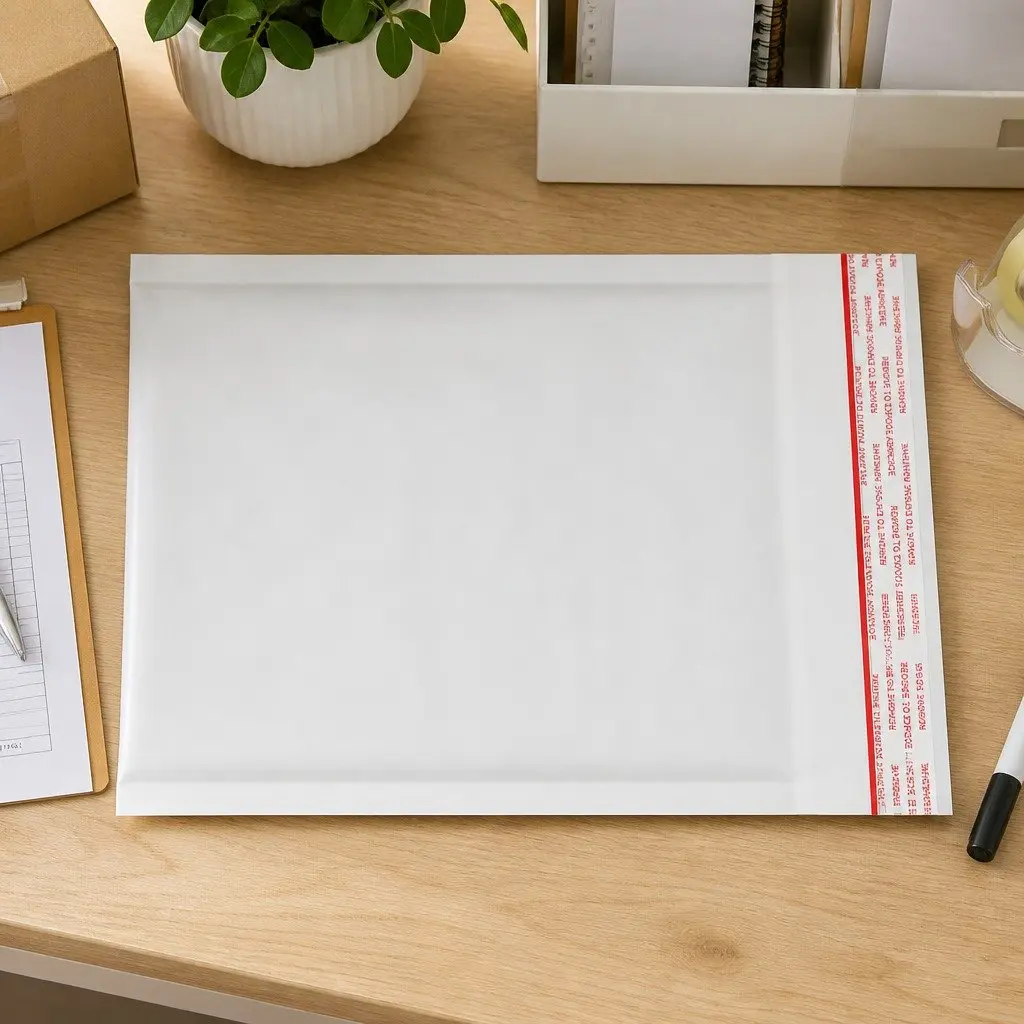 Self-Sealing Padded Bubble Mailer White 120x180mm 200 Piece Lightweight