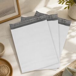 Practical Solutions with 310x405mm White Poly Mailers