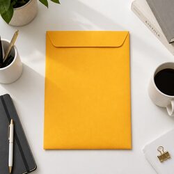 Versatile Yellow Kraft Mailing Envelopes for Your Home Office 500 Pack
