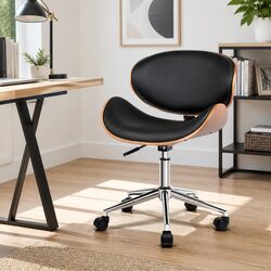 Versatile Wooden Office Chair for Home or Work Use