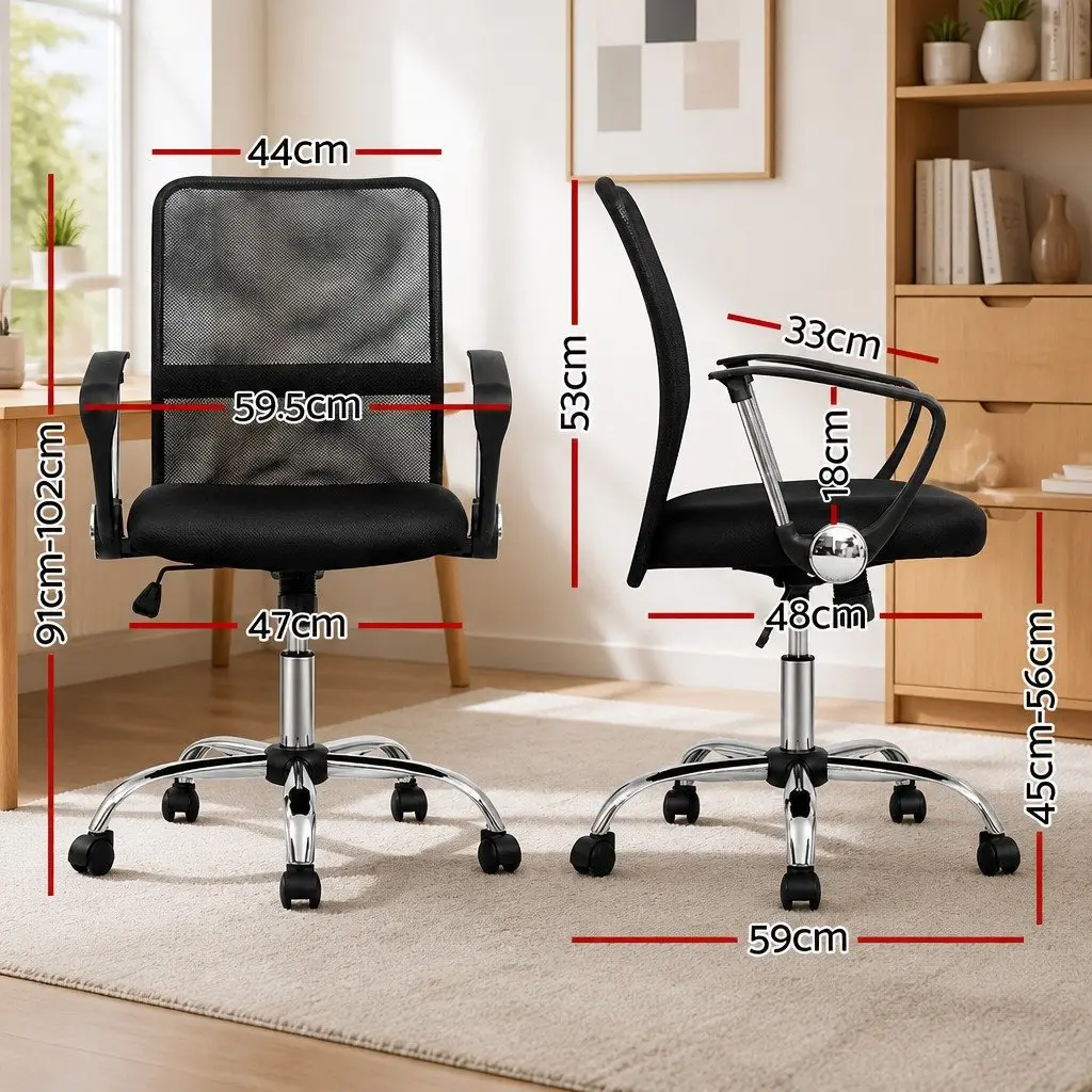 Mid Back Office Chair for Home or Office Use