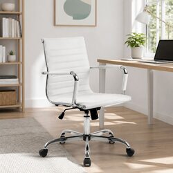 Versatile Mid Back Chair for Home Office Use