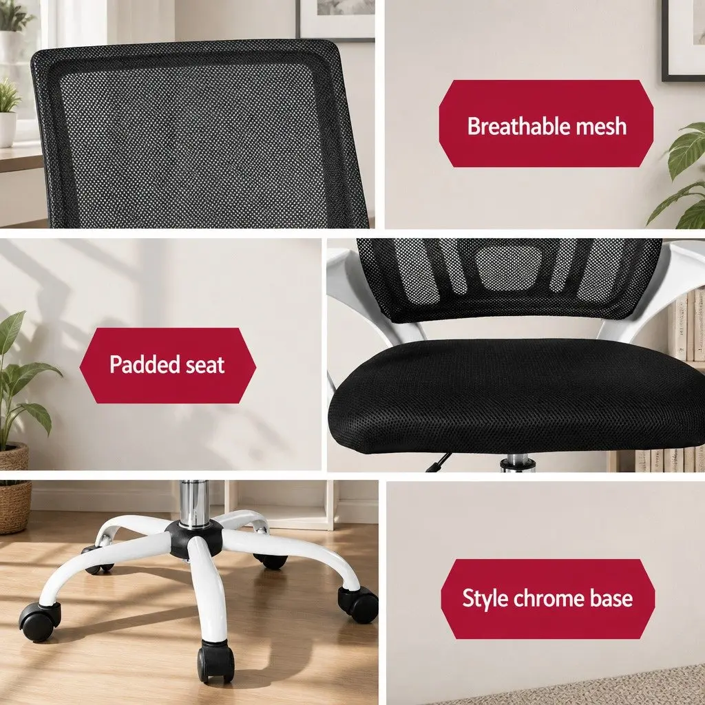 Mid Back Mesh Office Chair for Various Uses
