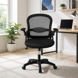 Versatile Black Mesh Office Chair for Daily Use