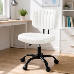 Functional Armless Office Chair for Home Use