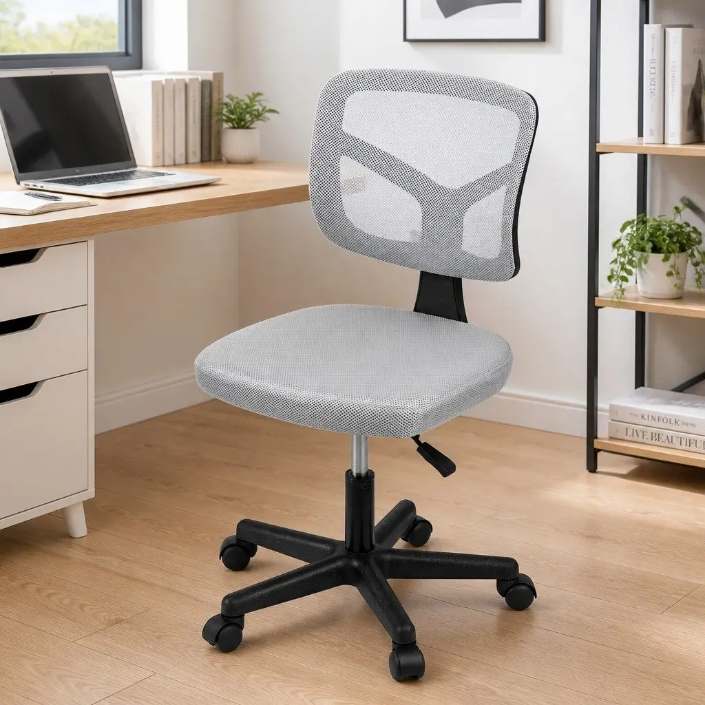 Armless Office Chair for Home Use