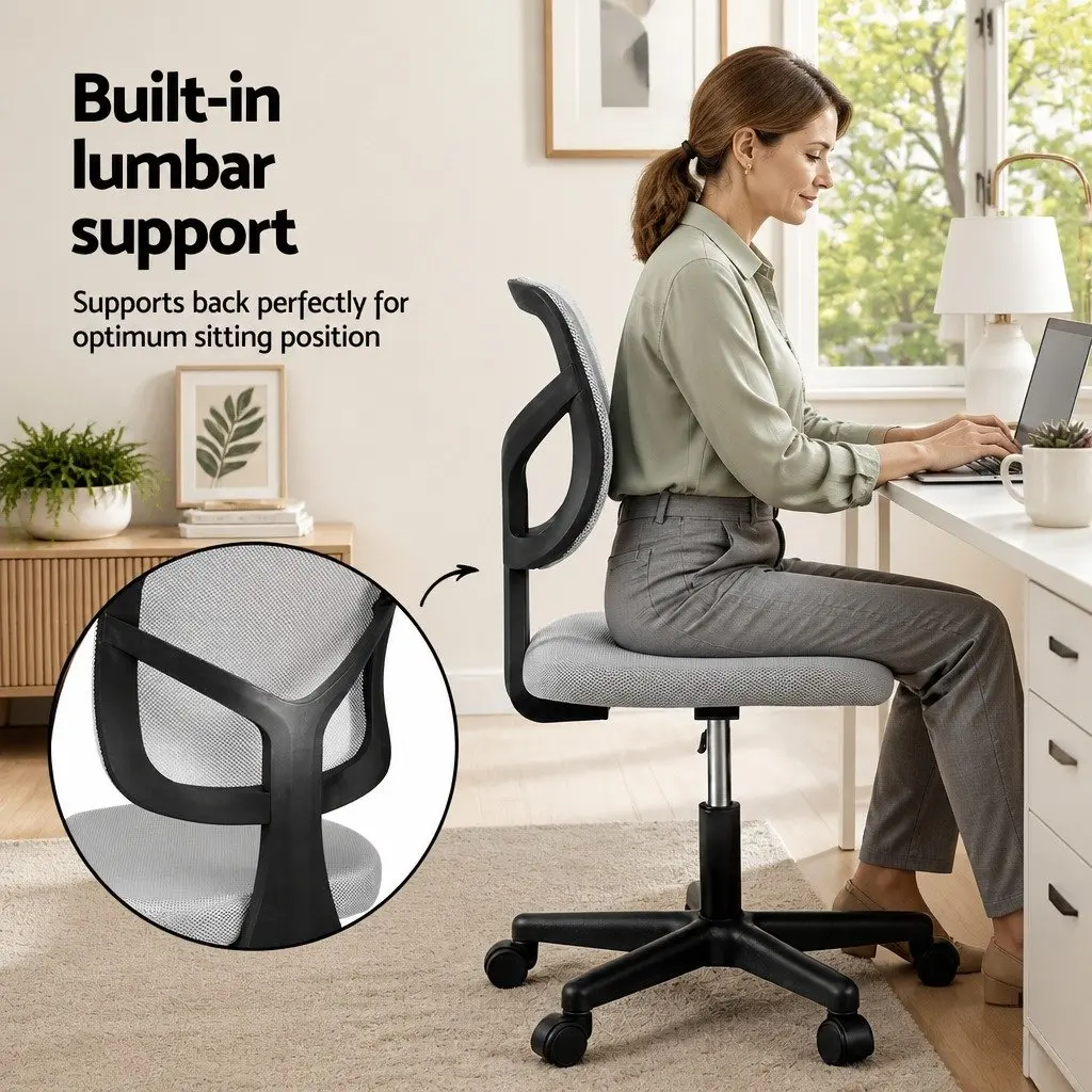 Armless Office Chair for Home Use