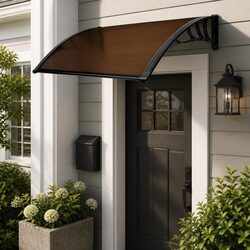Practical Awning 1M x 1.2M Brown for Home Use