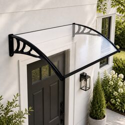 Practical Awning for Windows and Doors with Curved Design