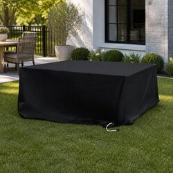 Outdoor Furniture Cover Garden Patio Black Waterproof Dust Proof Multiple Sizes