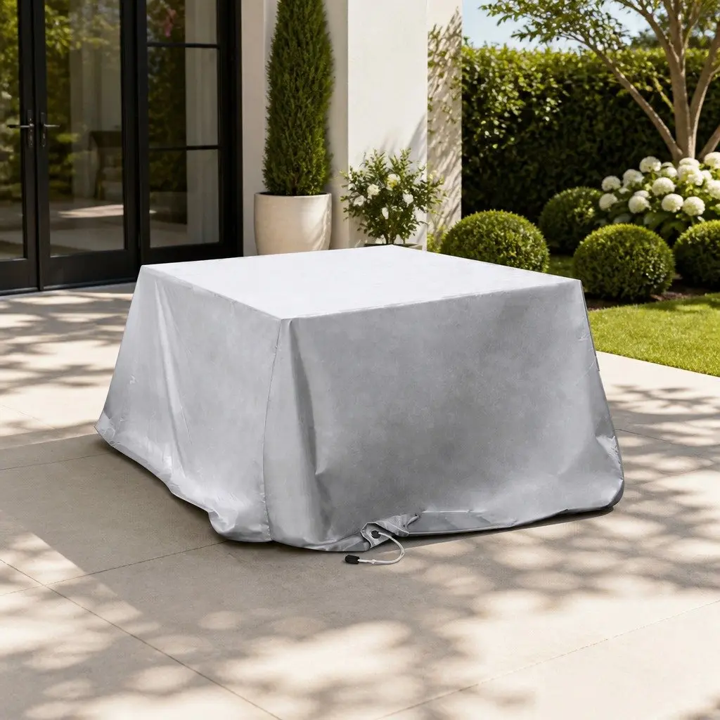 Outdoor Furniture Cover All Weather Silver Waterproof Protection