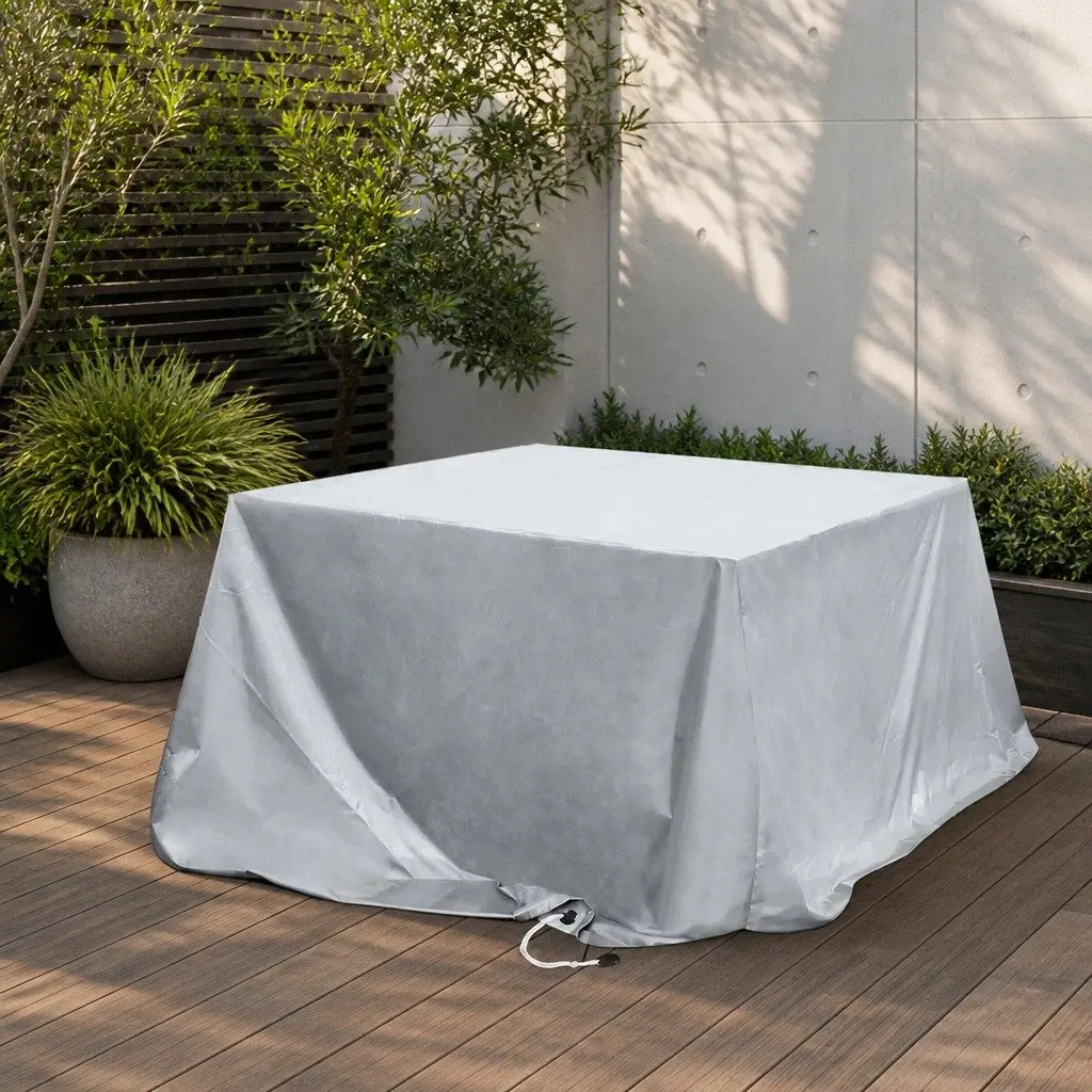 Outdoor Furniture Cover All Weather Silver Waterproof Protection