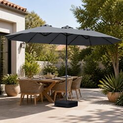 Perfect Double-Sided Patio Umbrella for Your Outdoor Activities