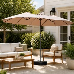 Ideal for Outdoor Gatherings: Double-Sided Patio Umbrella