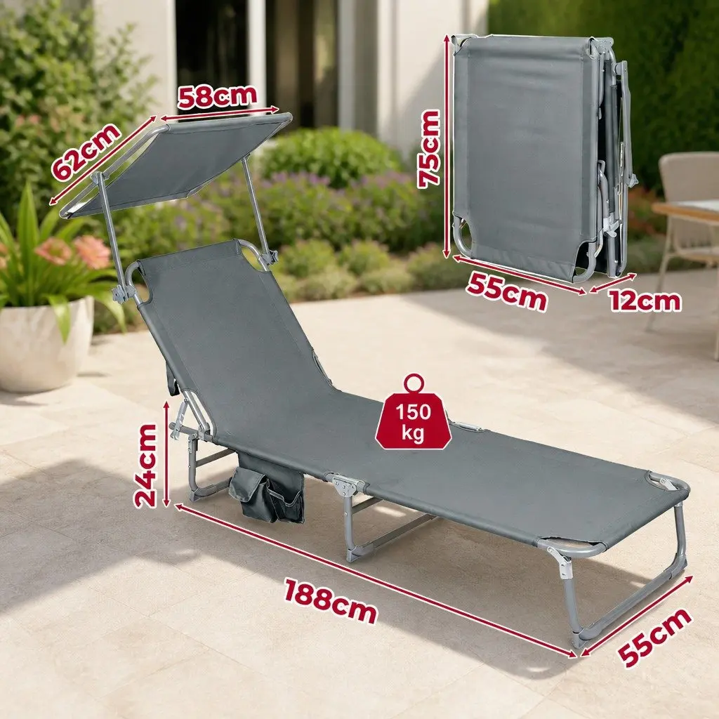 Foldable Lounge Chair for Various Settings