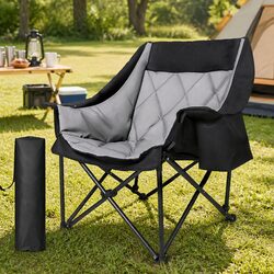 Practical Large Folding Chair for Camping and Outdoors