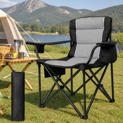 Practical Large Camping Chair for Fishing and Picnics