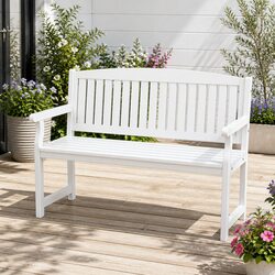 Versatile 2-Seater Garden Bench for Various Spaces