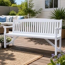 Practical 5FT 3-Seater Outdoor Bench for Your Garden