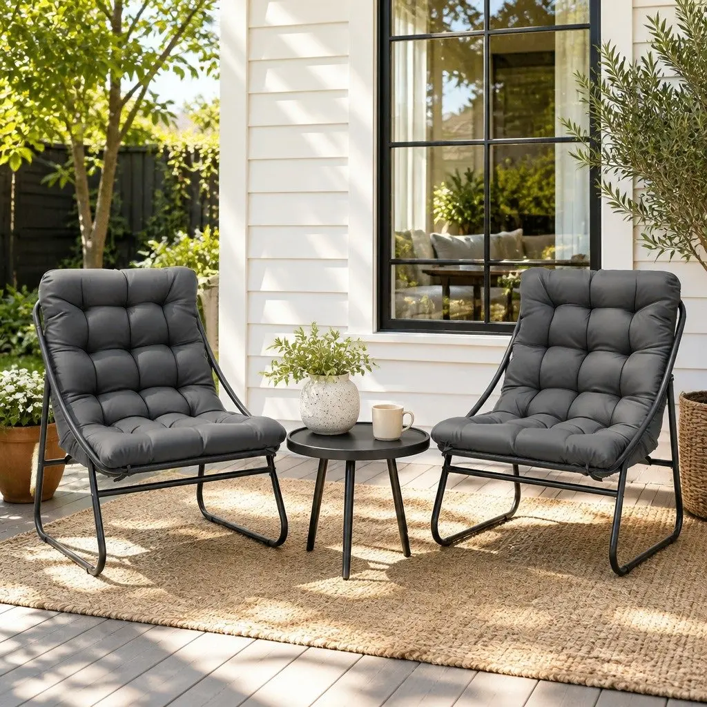 3 Piece Bistro Set for Indoor and Outdoor Use