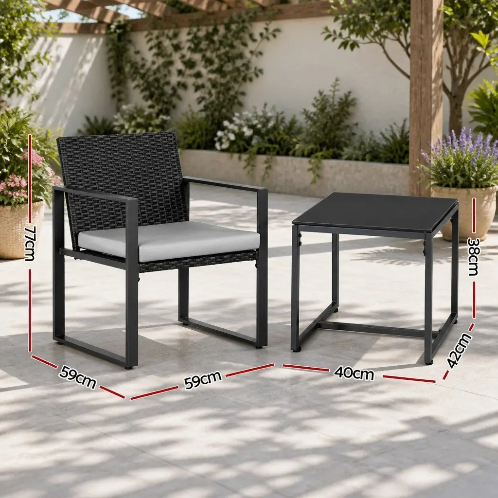 3PC Bistro Set for Outdoor Gatherings