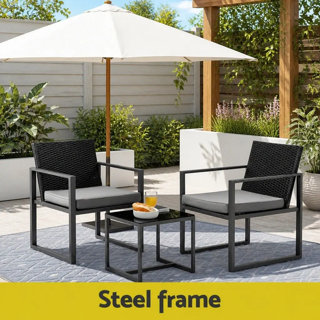 3PC Bistro Set for Outdoor Gatherings
