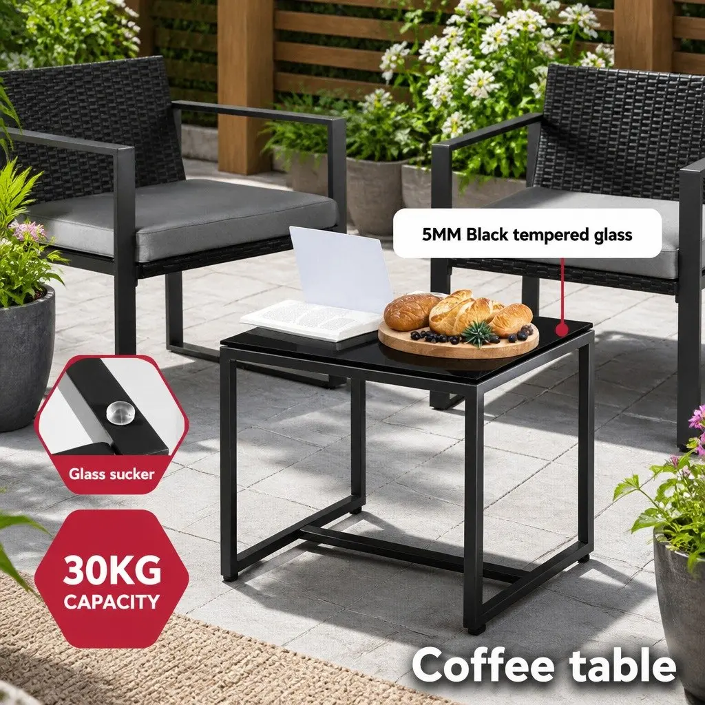 3PC Bistro Set for Outdoor Gatherings