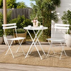 Practical 3 Piece Bistro Set for Everyday Use
