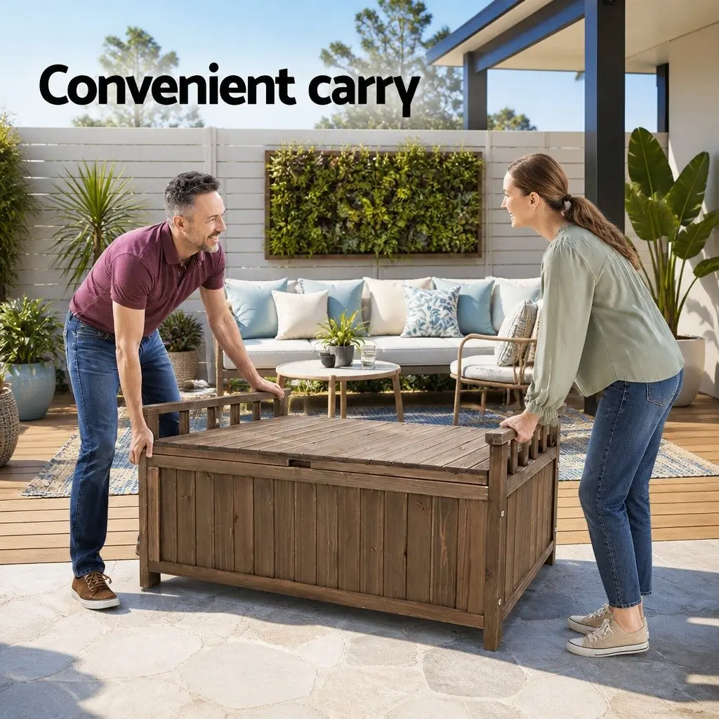 Storage Bench for Garden Tools and Patio Essentials