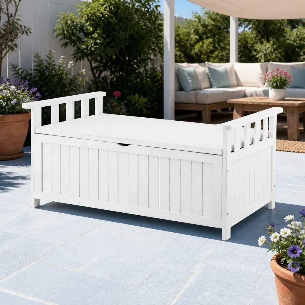 Storage Bench for Gardens and Patios