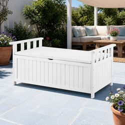 Versatile Storage Bench for Gardens and Patios