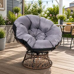 Practical Outdoor Papasan Chair for Various Settings