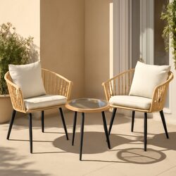 Versatile 3-Piece Lounge Set for Outdoor Entertaining
