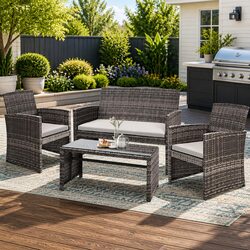 Ideal 4-Piece Outdoor Set for Your Garden or Patio