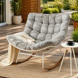 Versatile Rocking Chair for Patios, Decks, and Gardens