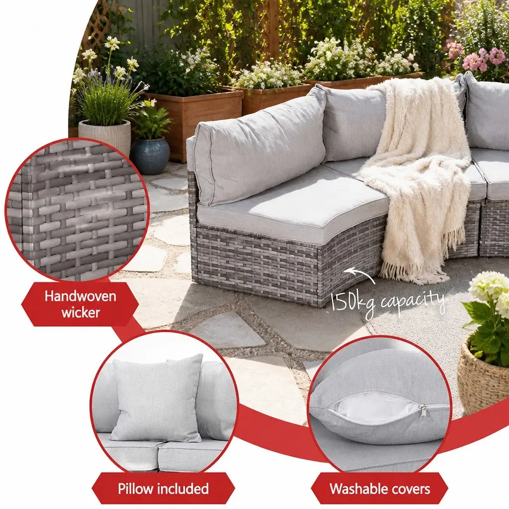 4 Seater Sofa Set for Outdoor Gatherings