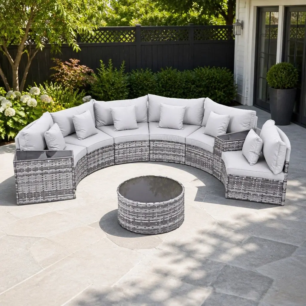 9-Piece Outdoor Sofa Set for Entertaining