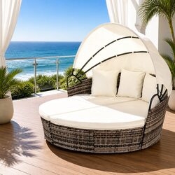 Practical Outdoor Day Bed Lounger for Any Garden Setup
