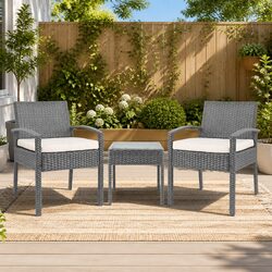 Perfect for Decks and Patios: 3PC Lounge Set