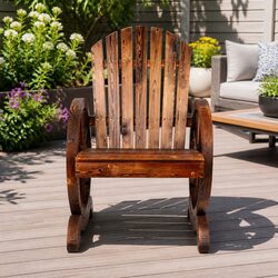 Versatile Wooden Wagon Chair for Various Settings