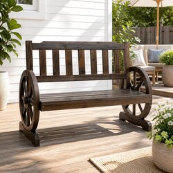 Perfect Addition for Your Garden: 2-Seater Wooden Bench