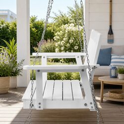 Ideal Wooden Swing for Patios and Balconies