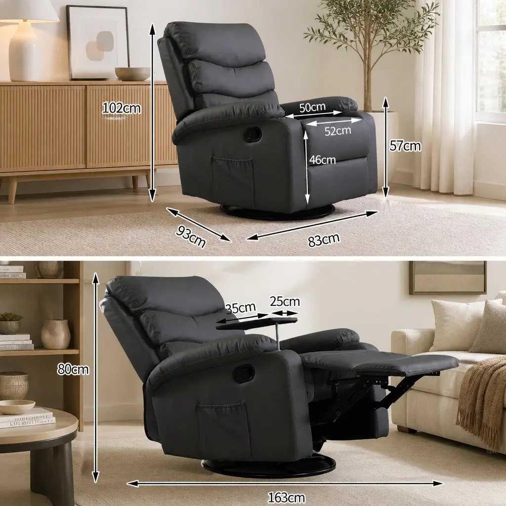 Heated Massage Recliner for Home Use