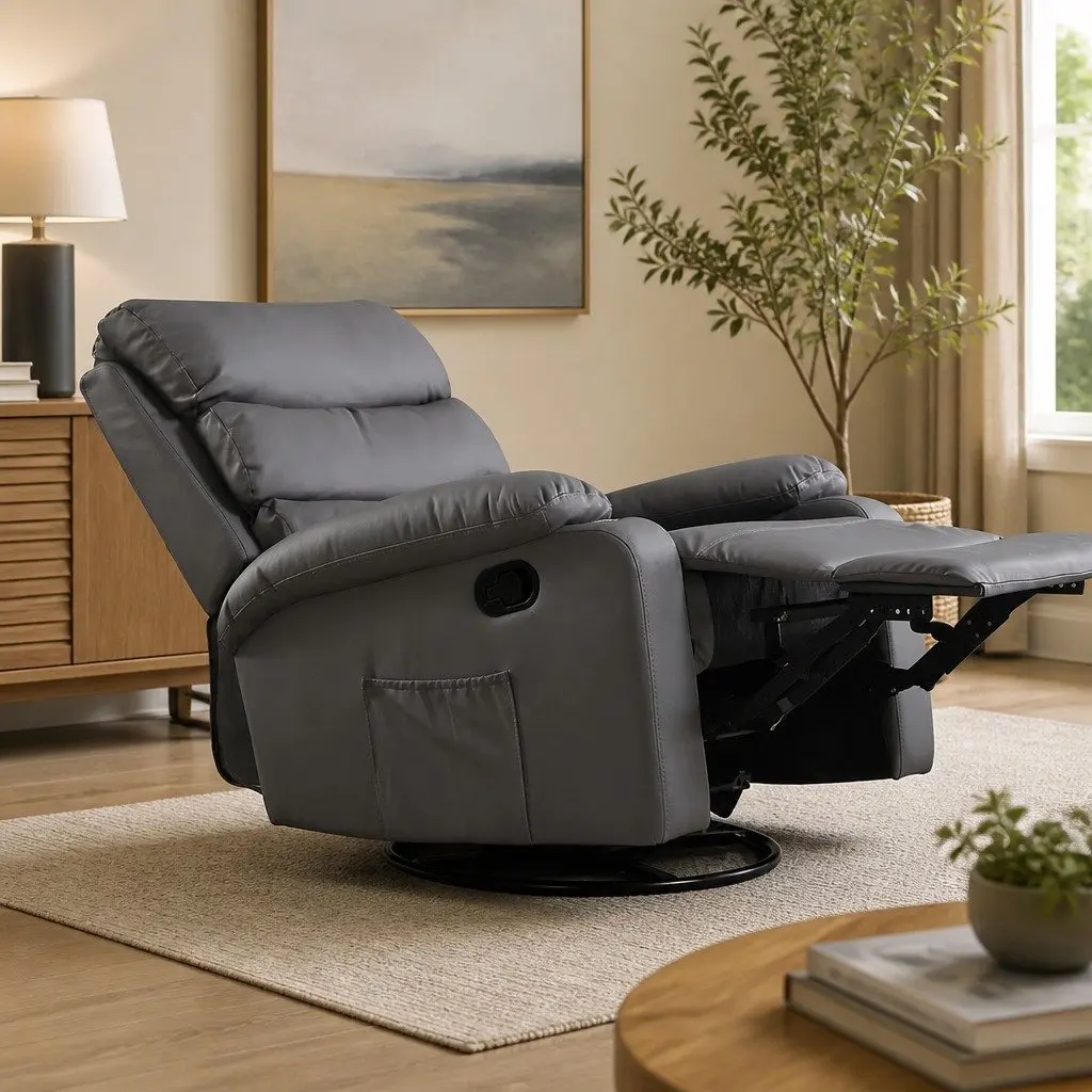 Grey Massage Recliner Chair for Relaxation
